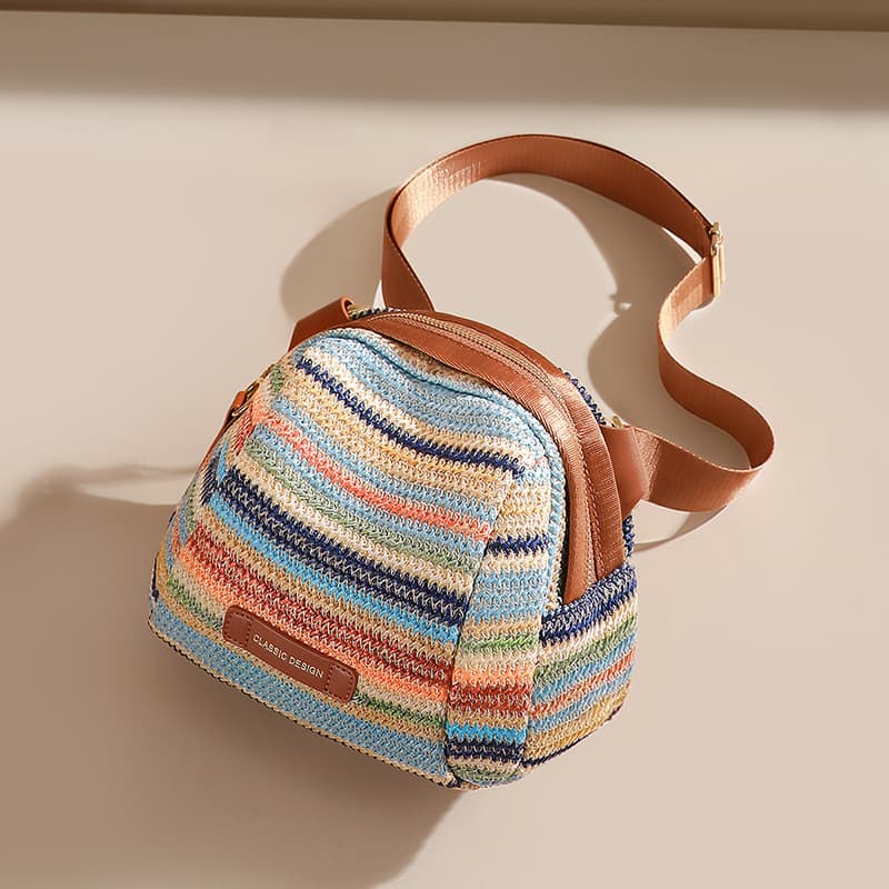 Bolsa novo estilo outono inverno bolsa de peito mensageiro bolsa feminina All-Match ombro pequeno saco Commuter tecido t