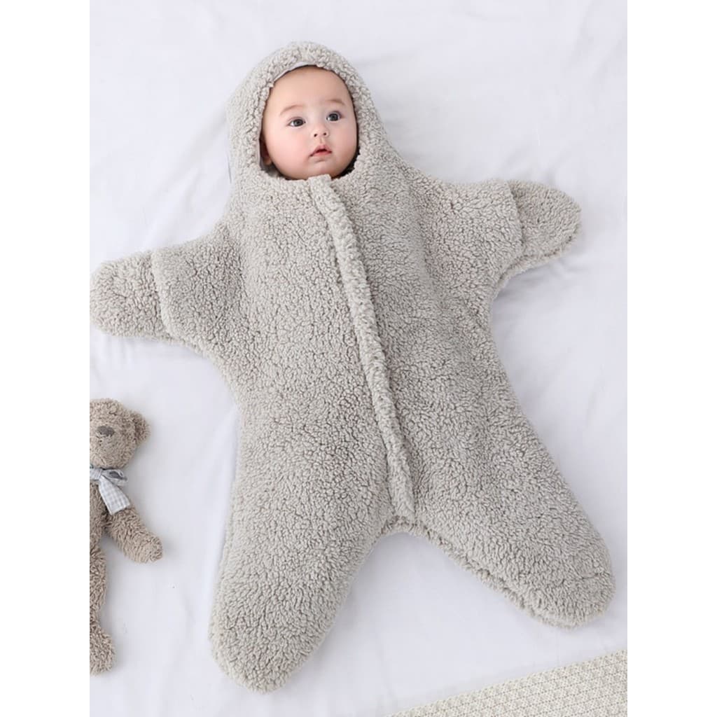 Novo estilo colcha de bebê envolto inverno engrossado recém-nascido passeio criança Anti-choque envolto bebê swaddd