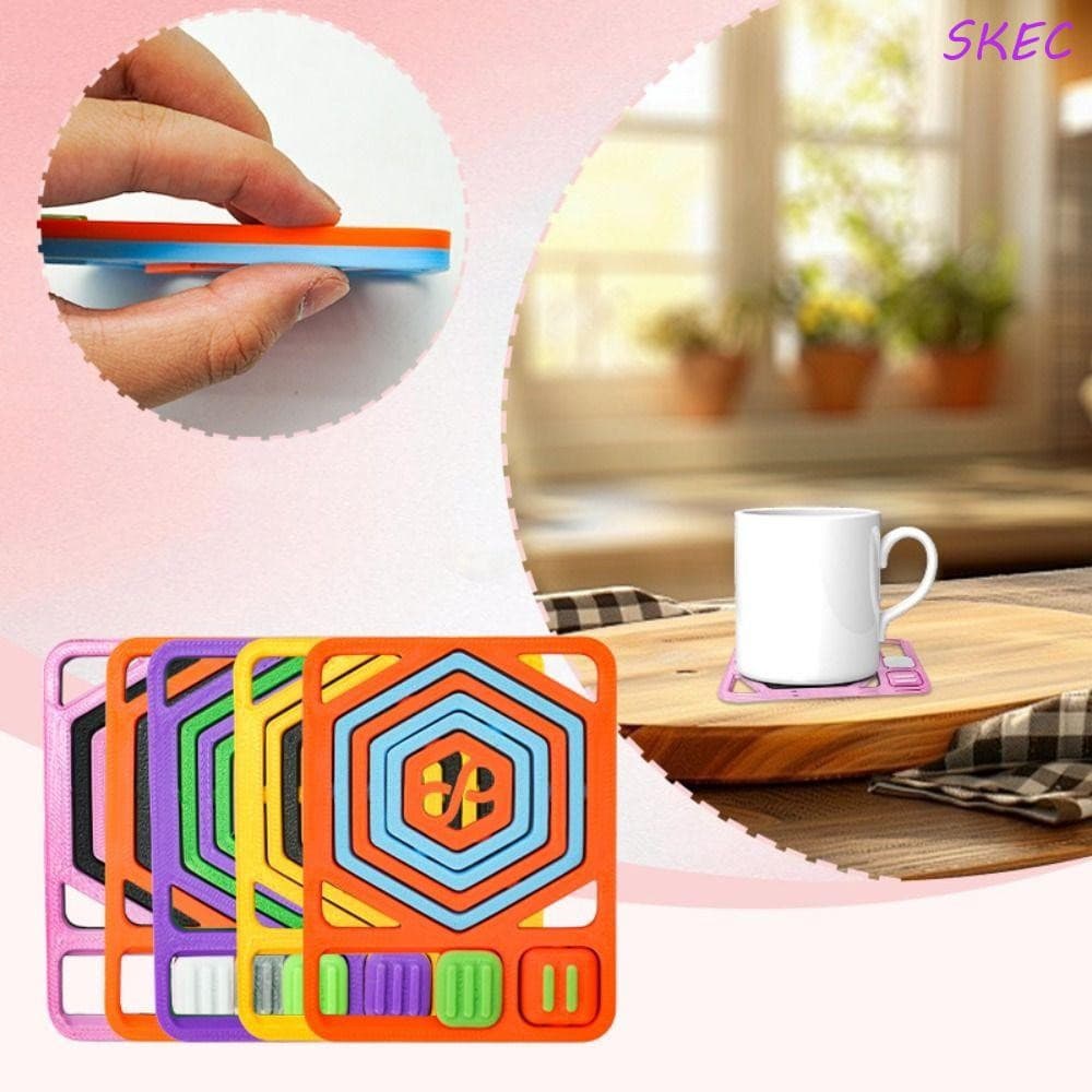 Giroscópio De Porta-Copos Giratórios SKEC , Criativo De Superfície Antiderrapante Resistente Ao Calor , Design Giratório