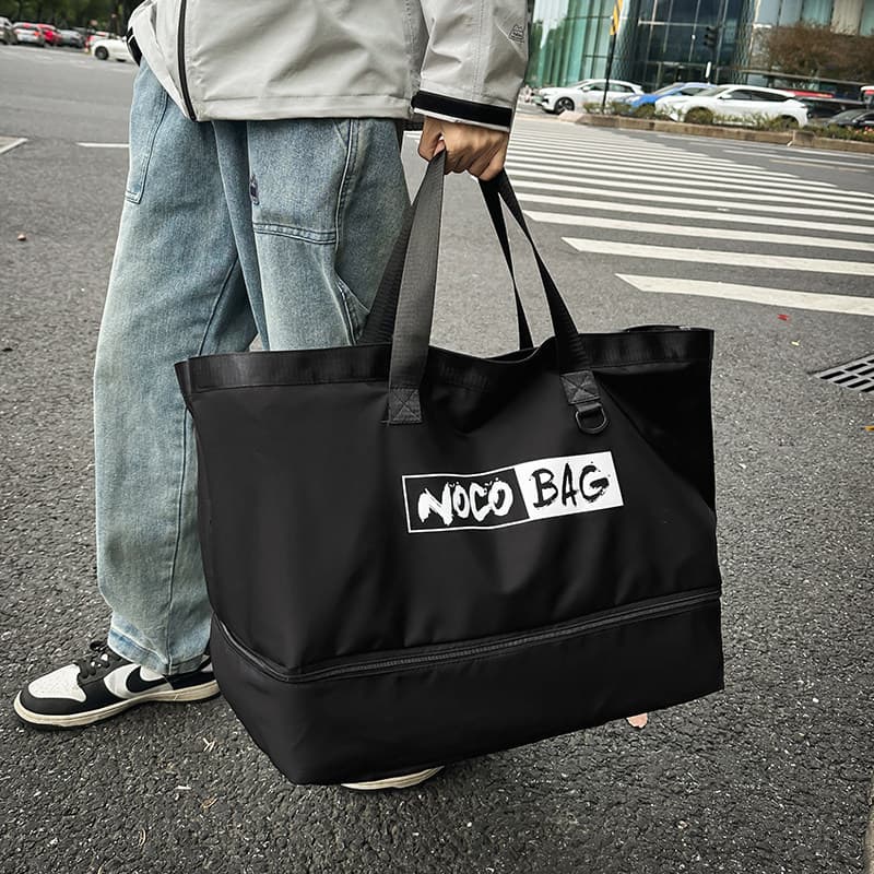 Bolsa de esqui Super grande capacidade, bolsa de armazenamento de bagagem de mão, leve, curta distância, bolsa de viagem