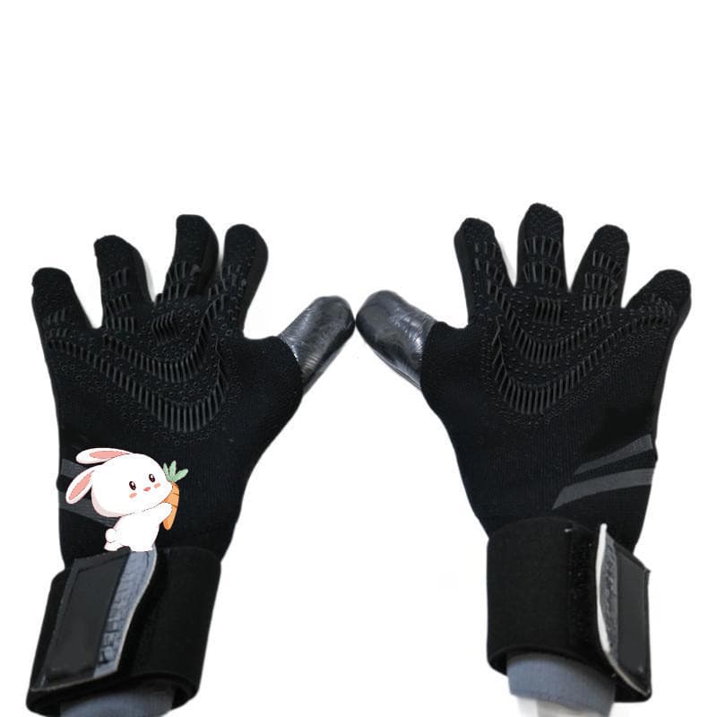 Luvas De Goleiro Para Jovens E Adultos , Treinamento De Competição , Espessadas Antiderrapantes .