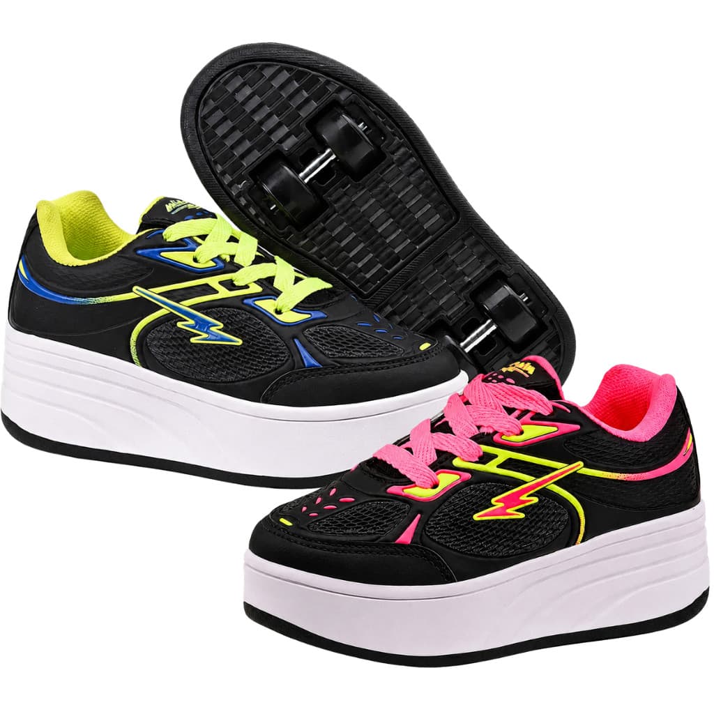 Tênis Infantil com Rodinhas Removível Skate Masculino Feminino Confortável