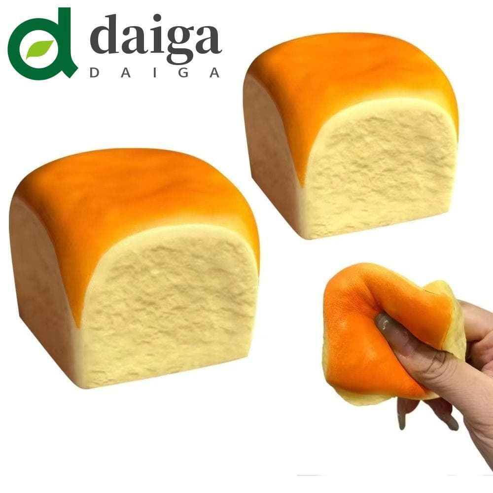 Squishy De Pão Havaiano DAIGA , Bola De Inquietação Sensorial De Ascensão Lenta Simulada , Brinquedo De Recuperação Pega