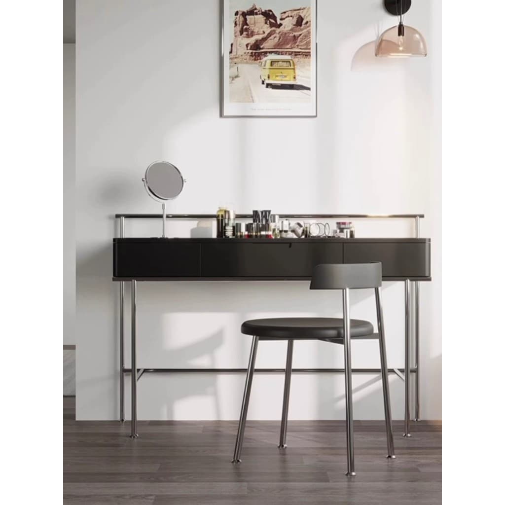 Nordic luz luxo High-End clássico saco comos estilo penteadeira quarto simples USM penteadeira de aço inoxidável estilo