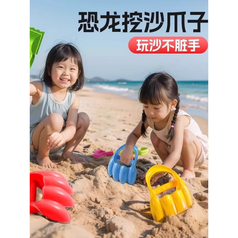 Dinossauro areia escavação garras praia areia jogando conjunto de ferramentas pá das crianças beira-mar Must-have ferram