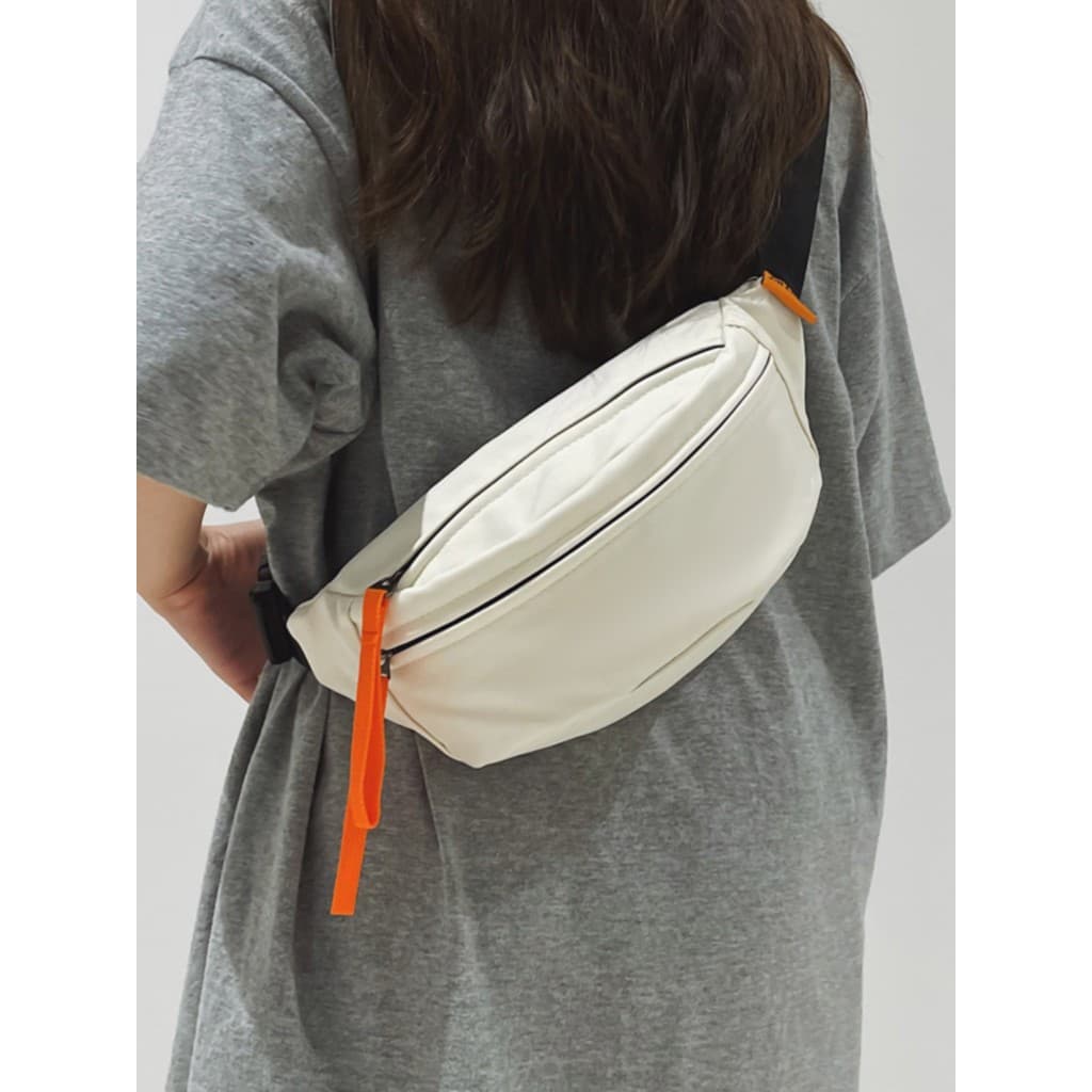 Saco de peito masculino ins na moda pequeno saco à prova dwaterproof água japonês Casual saco do mensageiro esportes bol