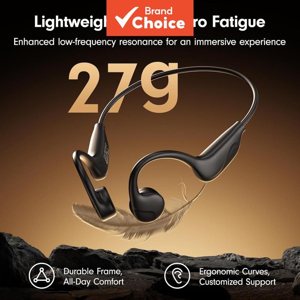 SPRISE X3 Fones de Ouvido Fones de Condução Óssea Bluetooth 5.4 IPX5 à Prova D'água Fones de Ouvido Aberto Leves Sem Fio