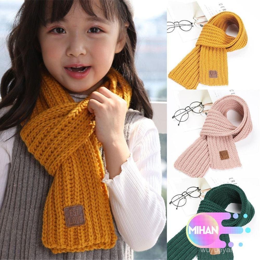 Cachecol De Pescoço Infantil Grosso Para Inverno Meninos E Meninas Uso Externo