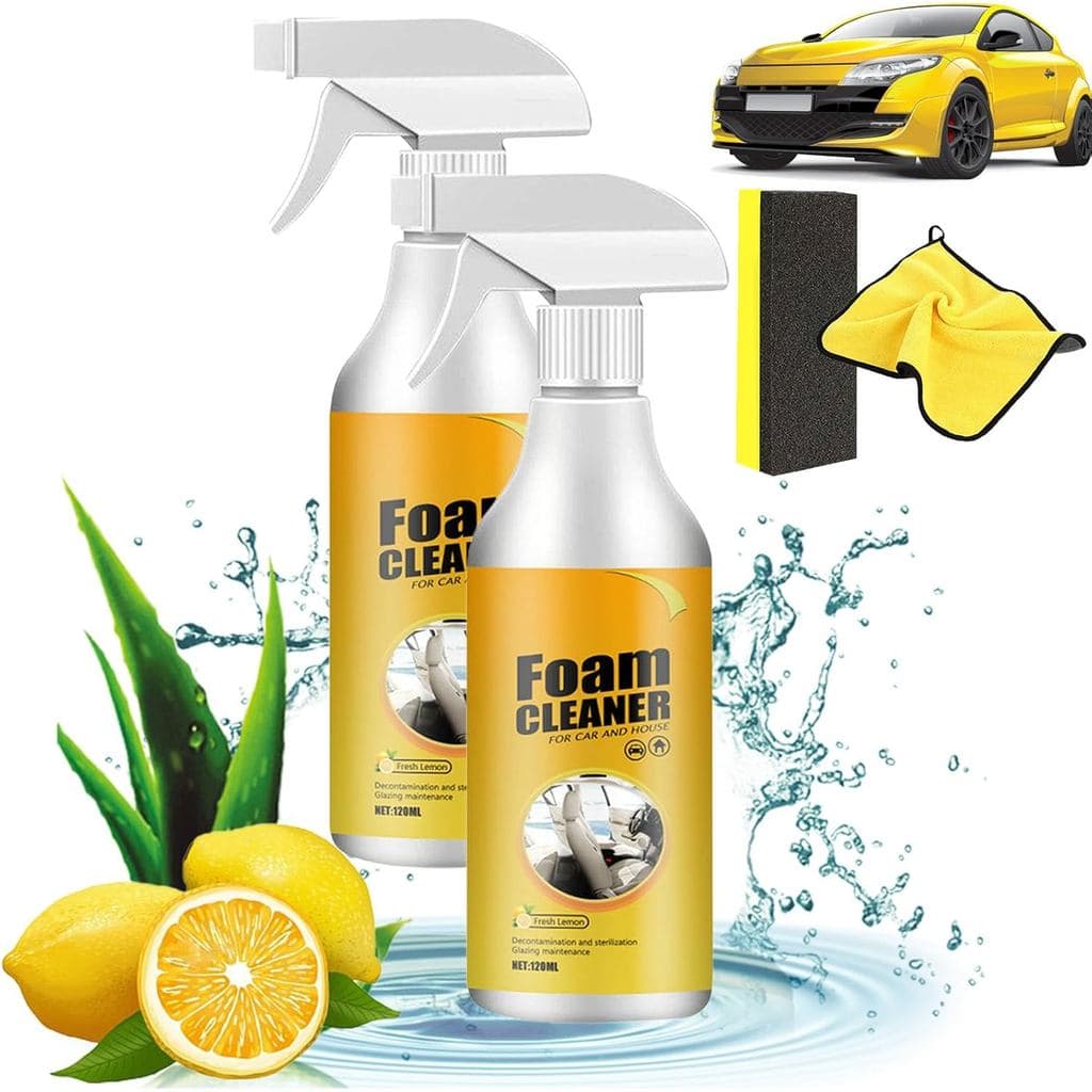 Limpador de espuma multiuso, limpador de espuma modelo 2026, spray de limpeza mágico sem enxágue, limpador multifunciona