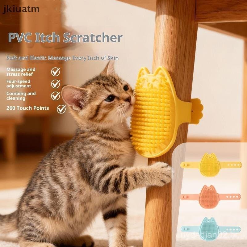 Escova para arranhar gatos e cães, escova de banho, escova de massagem e cuidado de pelos estilo luva, removedor de pelo