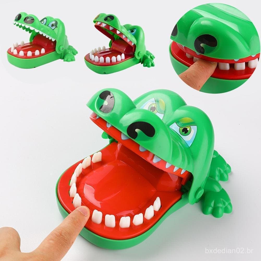 Crocodilo Mordida Dedo Brinquedo Festa Interativo Pequenos Brinquedos Dinossauro Complicado Dente Divertido I5p8