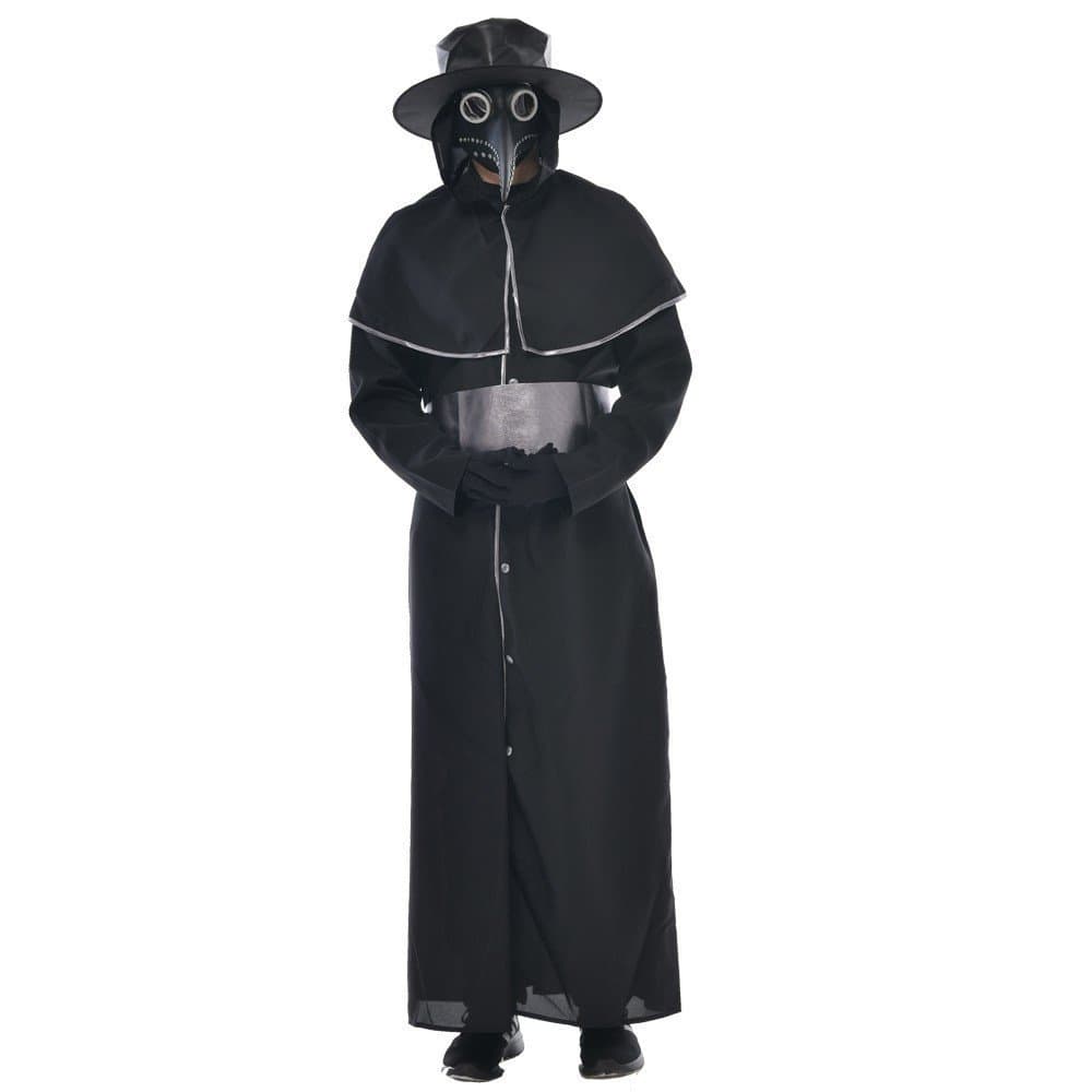 Fantasia de Halloween, Fantasia Medieval Steampunk, Fantasia de Doutor da Peste para Homens, para Festa e Cosplay GP2L