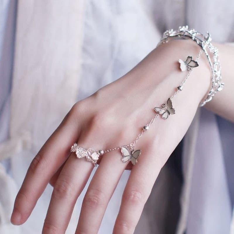 Anime Tian Guan Ci Fu Pulseira Anel Hua Cheng Xie Lian Cosplay Anéis De Dedo Ajustáveis Pingentes Acessórios
