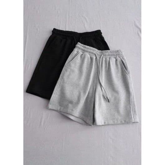 Short Feminino moletom Bermuda com bolso super Leve e Confortável para Academia