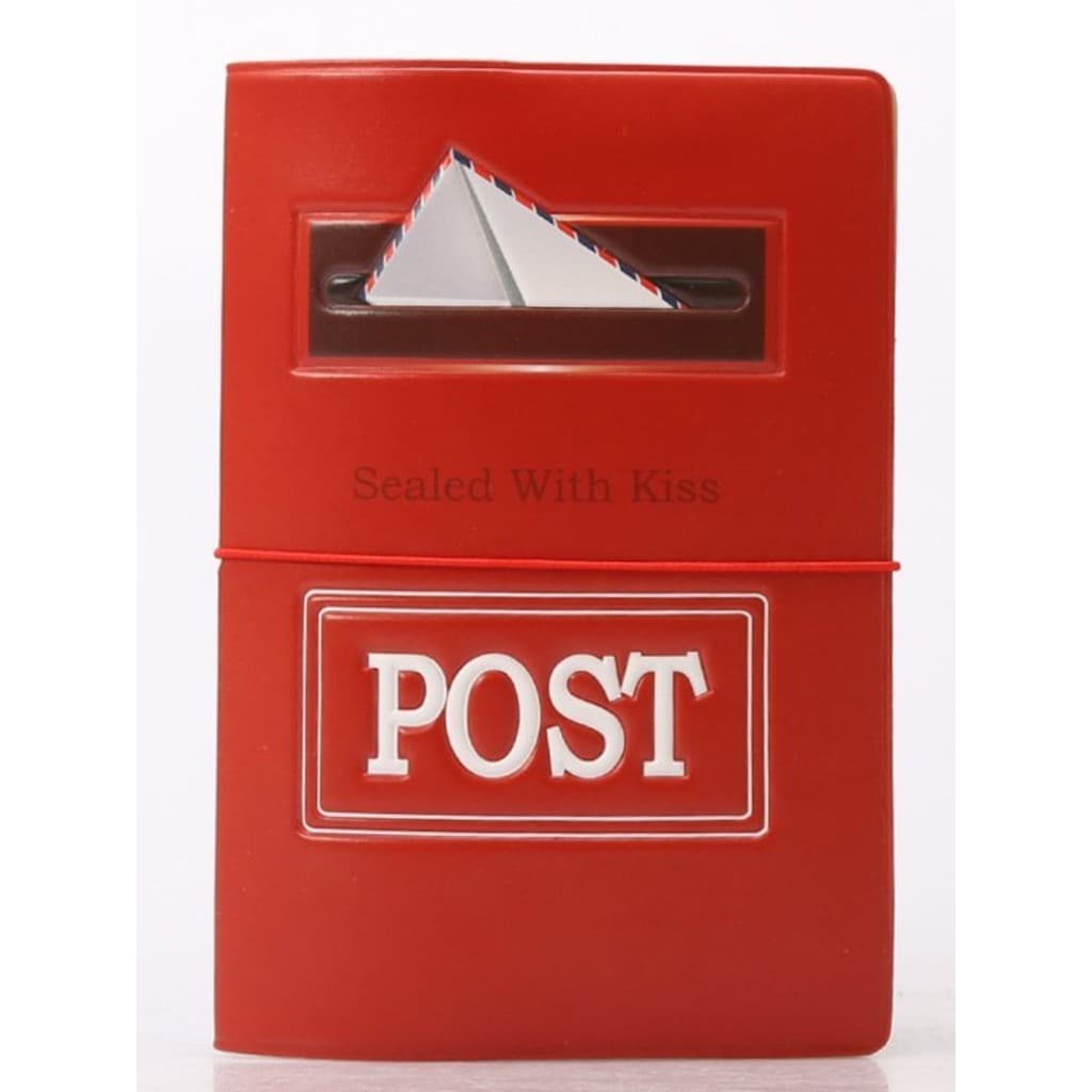 Porta-passaporte de caixa de correio criativa 3D porta-passaporte tridimensional de desenho animado no exterior Hong Kon