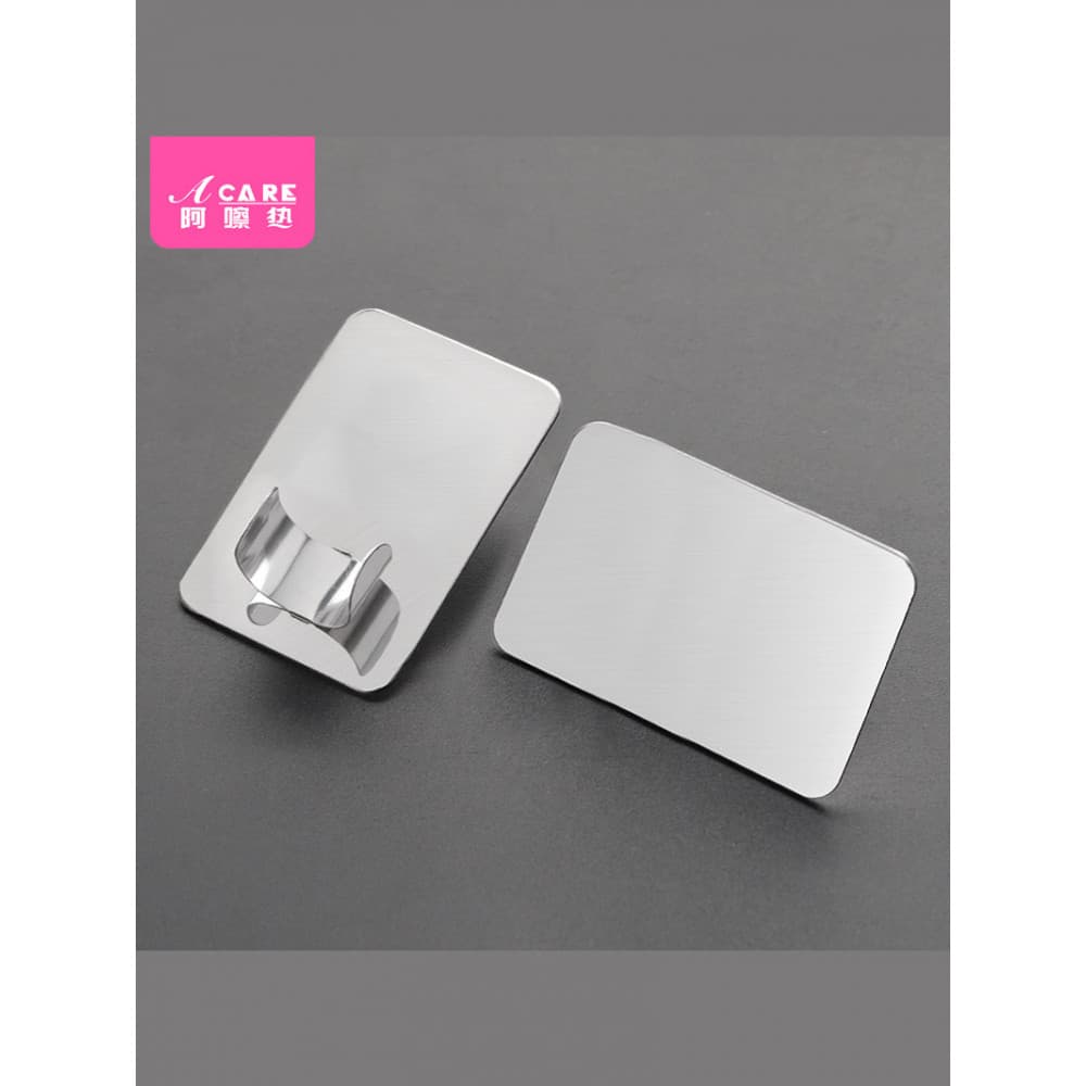 Paleta AA1sq801-Fácil de usar paleta de base líquida Manicure maquiagem ajuste faca vara portátil com furo