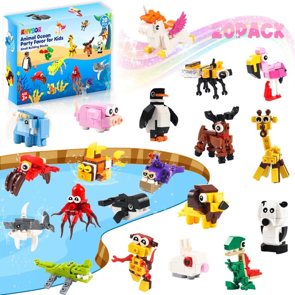Blocos de Montar De Construção Brinquedos Educativos 20 Peças Para Criança Modelos Variados formas