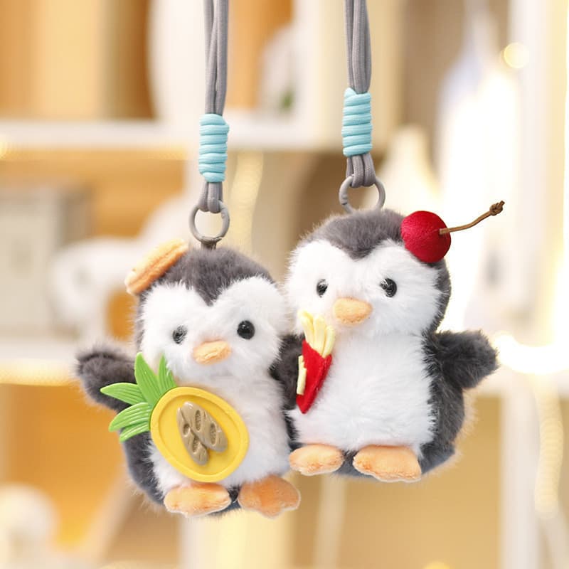Charme Adorável Do Brinquedo Pinguim Com Material De Pelúcia Para O Presente Da Decoração Trouxa E