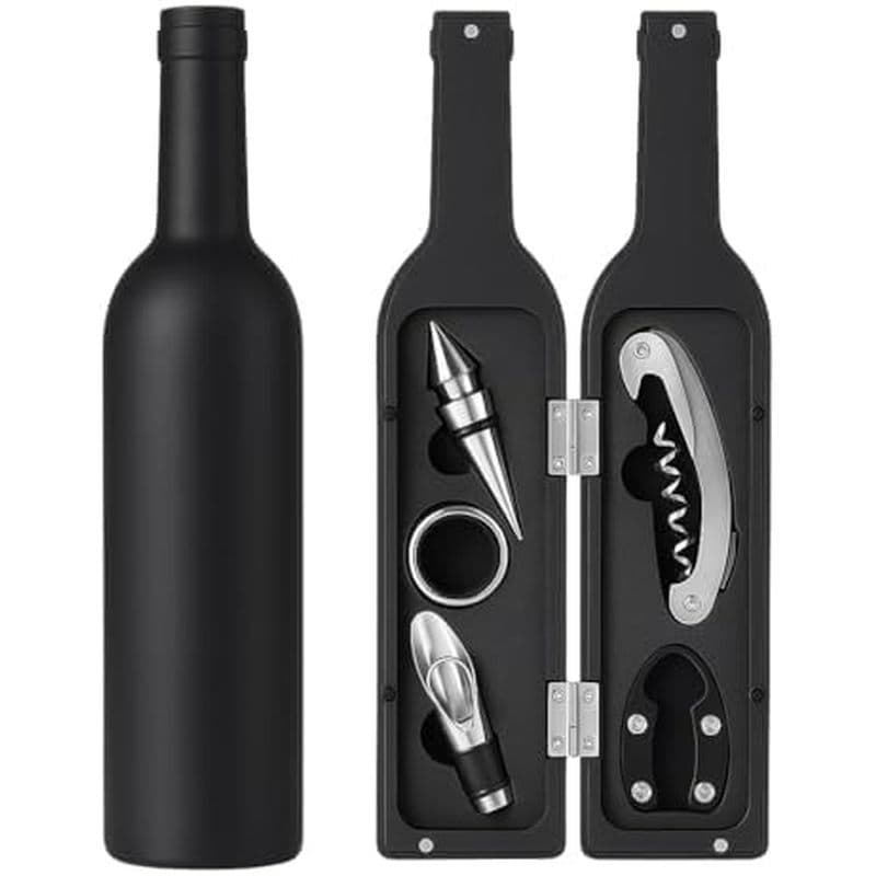 Presente Para Homens & amp ; Abridor De Vinho Wine Lover Kitxit Com Saca-Rolhas E Parada De Gotejamento Brasileiro Conju
