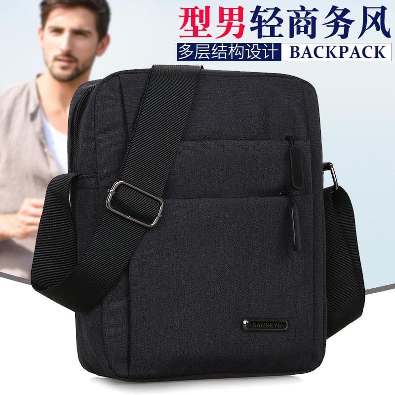 Japão Japão Coreia do Sul Novo Estilo Bolsa de Ombro Bolsa Mensageiro Bolsa Masculina de Lona Mochila Esportiva Moderna