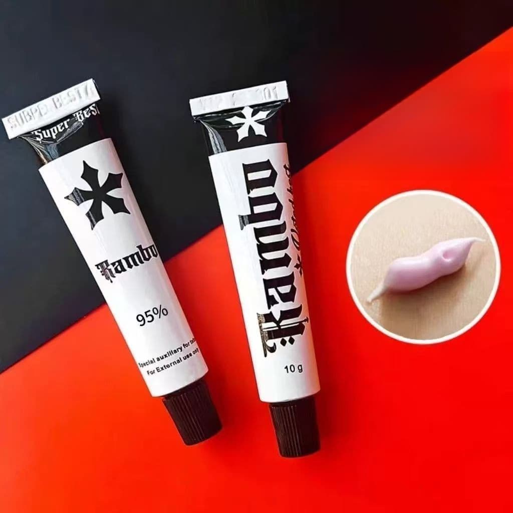 Creme De Tatuagem Original 95 % Rambo Antes Da Maquiagem Permanente Microblading Sobrancelha Lábios 10g