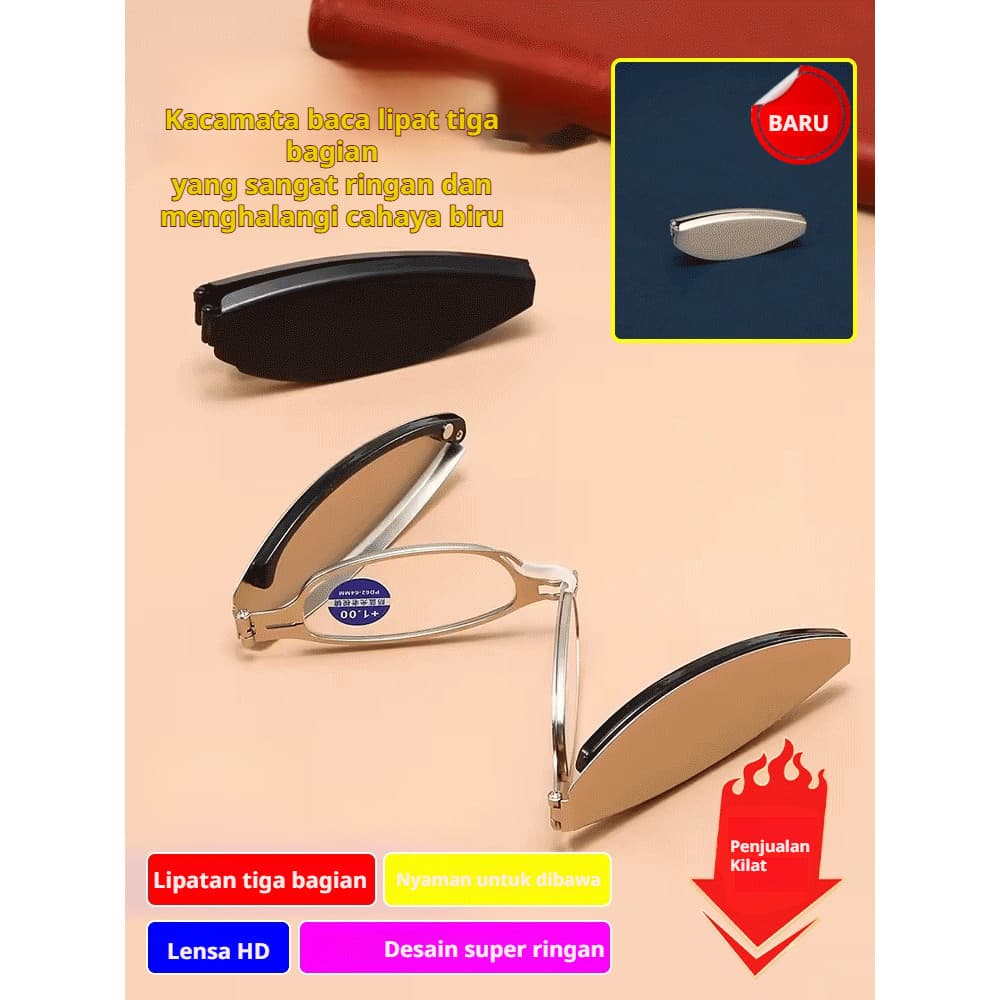 Óculos De Luz Anti-Azul Dobráveis Leves De Bolso