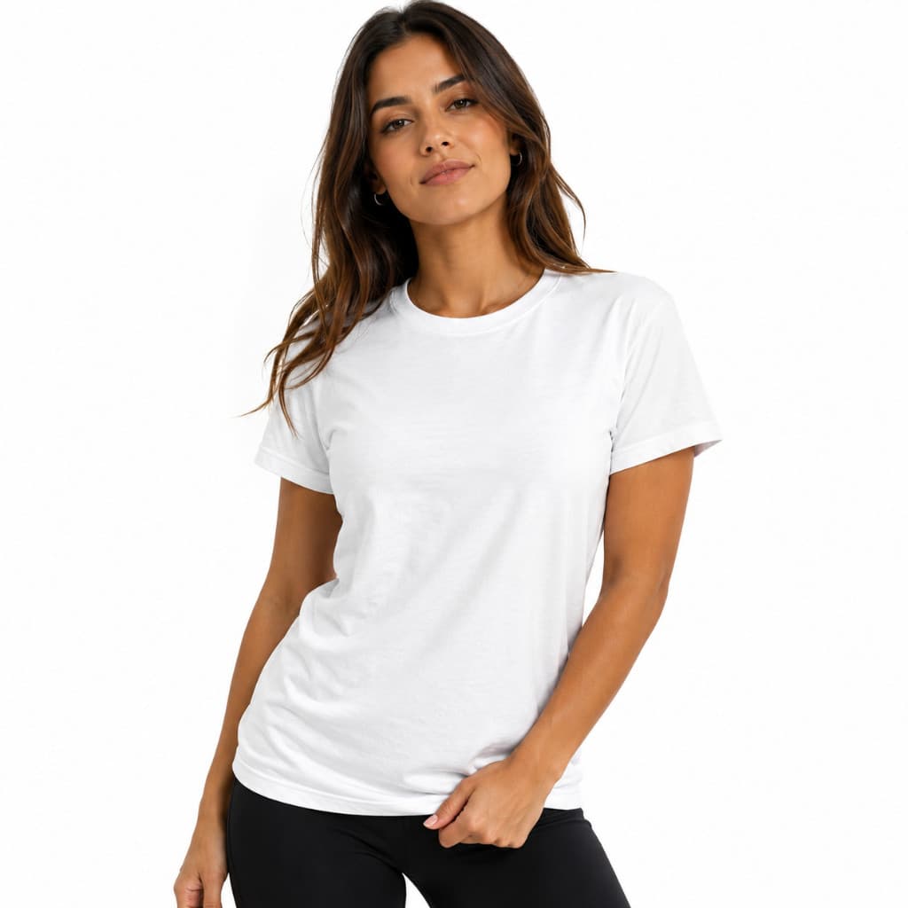 Camisa Básica Algodão Lisa Feminina Premium Confortável Casual