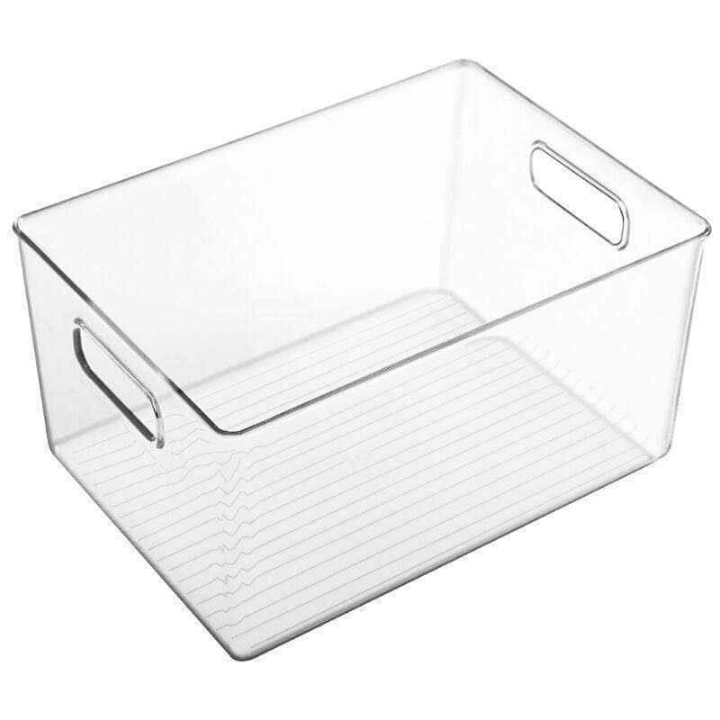 Caixa de armazenamento transparente transparente acrílico cosméticos Desktop caixa de plástico transparente lanche diver