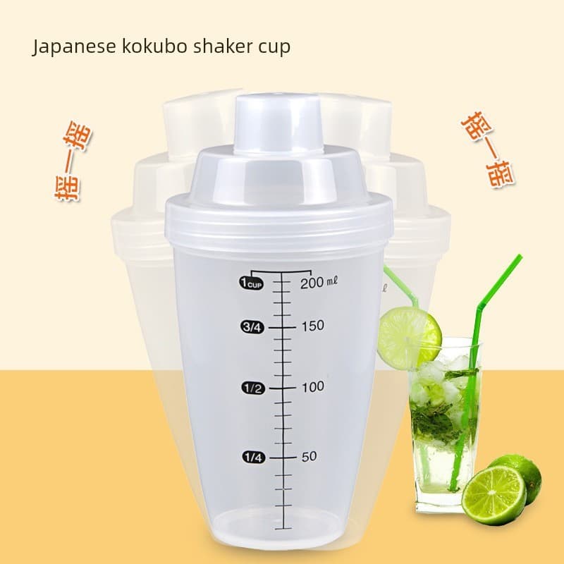 Japão importado shaker copo proteína em pó leite xícara de chá com escala shaker copo esportes Fitness copo mistura