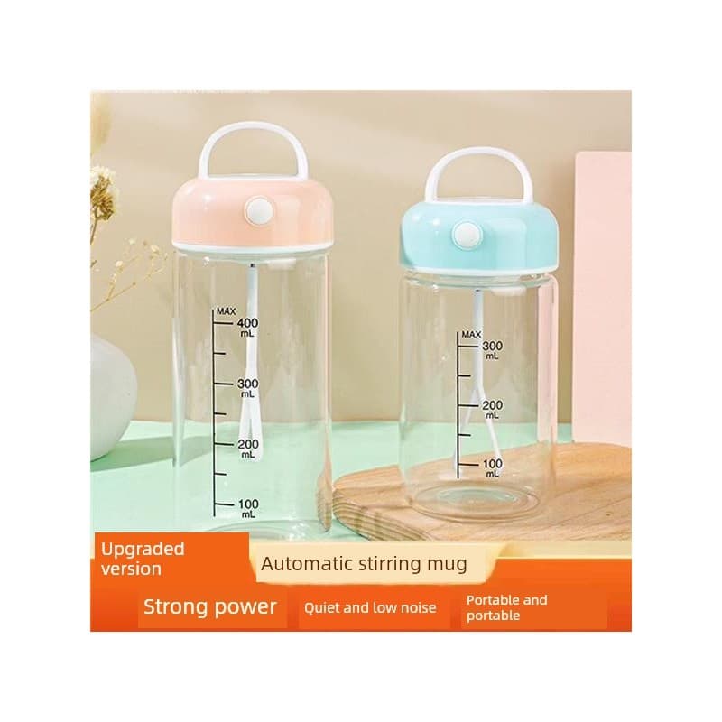 Usb recarregável preguiçoso automático liquidificador copo elétrico portátil Milkshake proteína em pó Shaker copo de vid