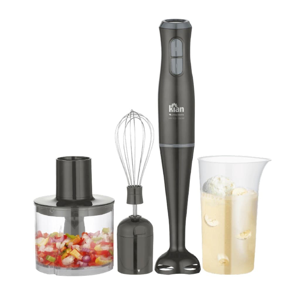 Mixer 3 em 1 MX-103 350W Cinza com 2 Velocidades Kian