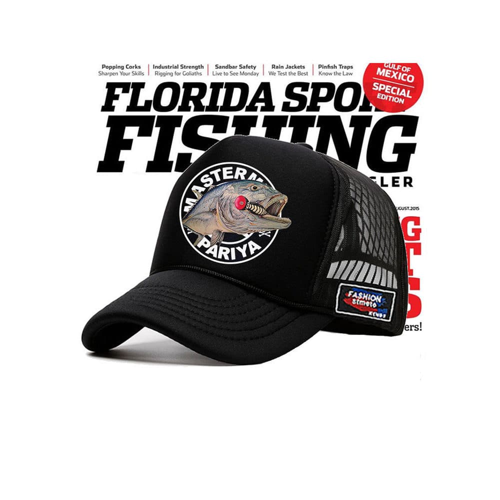 Chapéu de pesca masculino protetor solar isca chapéu de pesca Minnow isca chapéu masculino circunferência da cabeça gran