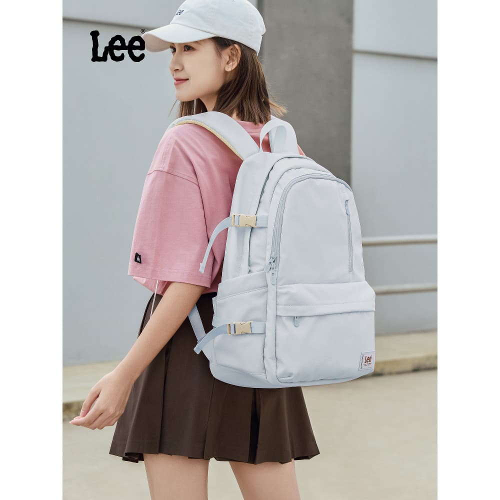 Lee novo estilo moda mochila feminina estudante universitário mochila Commuter grande capacidade escola secundária
