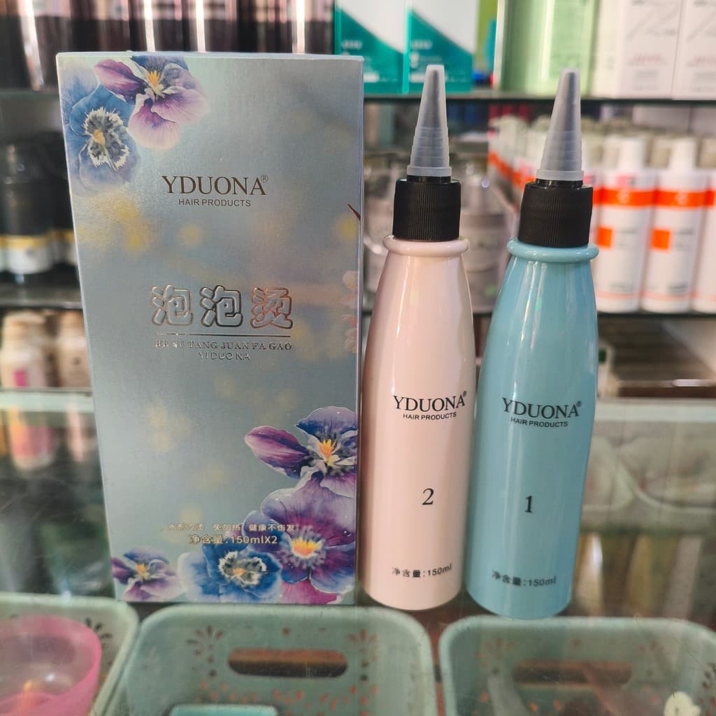 Barbeiro dedicado perm água Idona bolha inteligente perm 150mlx2 cabelo saudável sem aquecimento sem Odor