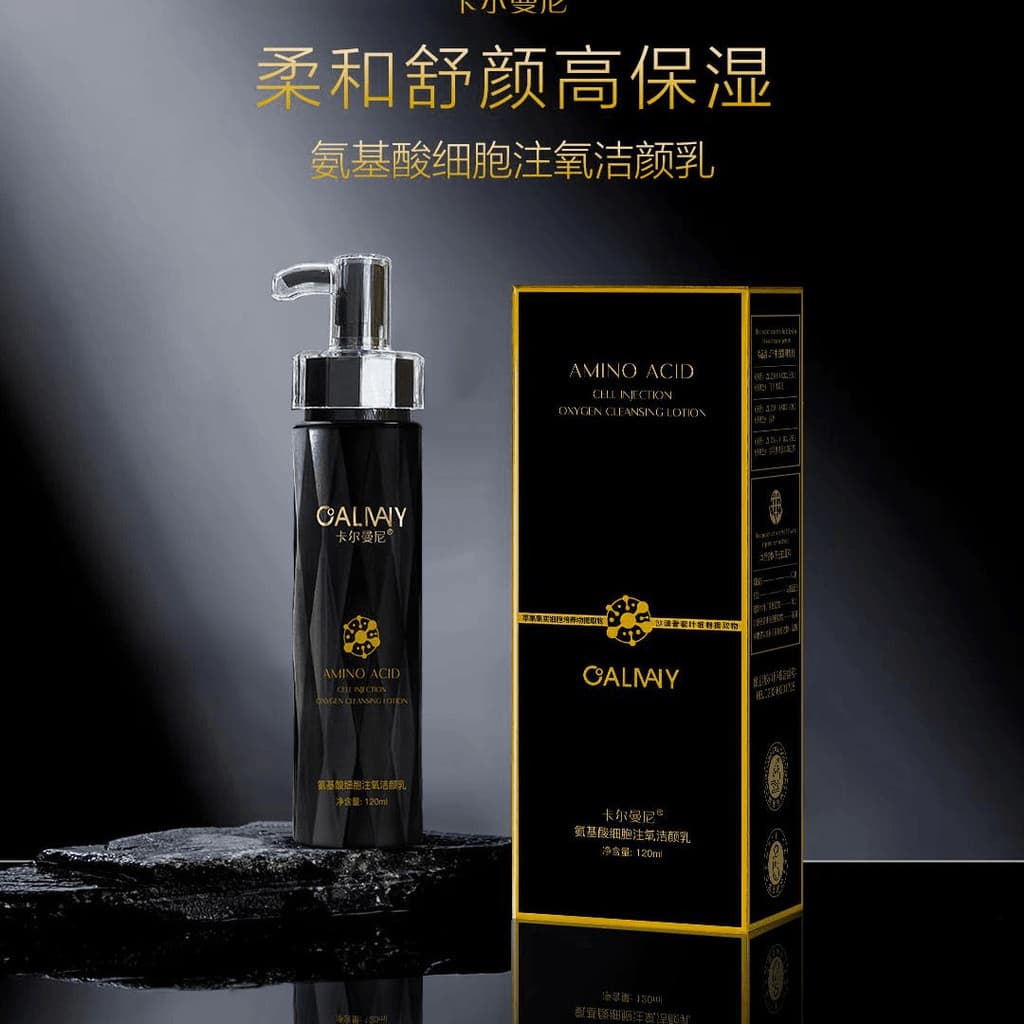 CALMANY Calmani Aminoácido Célula Oxigenada Limpador Limpeza Profunda Poros Sujeira Limpador Facial