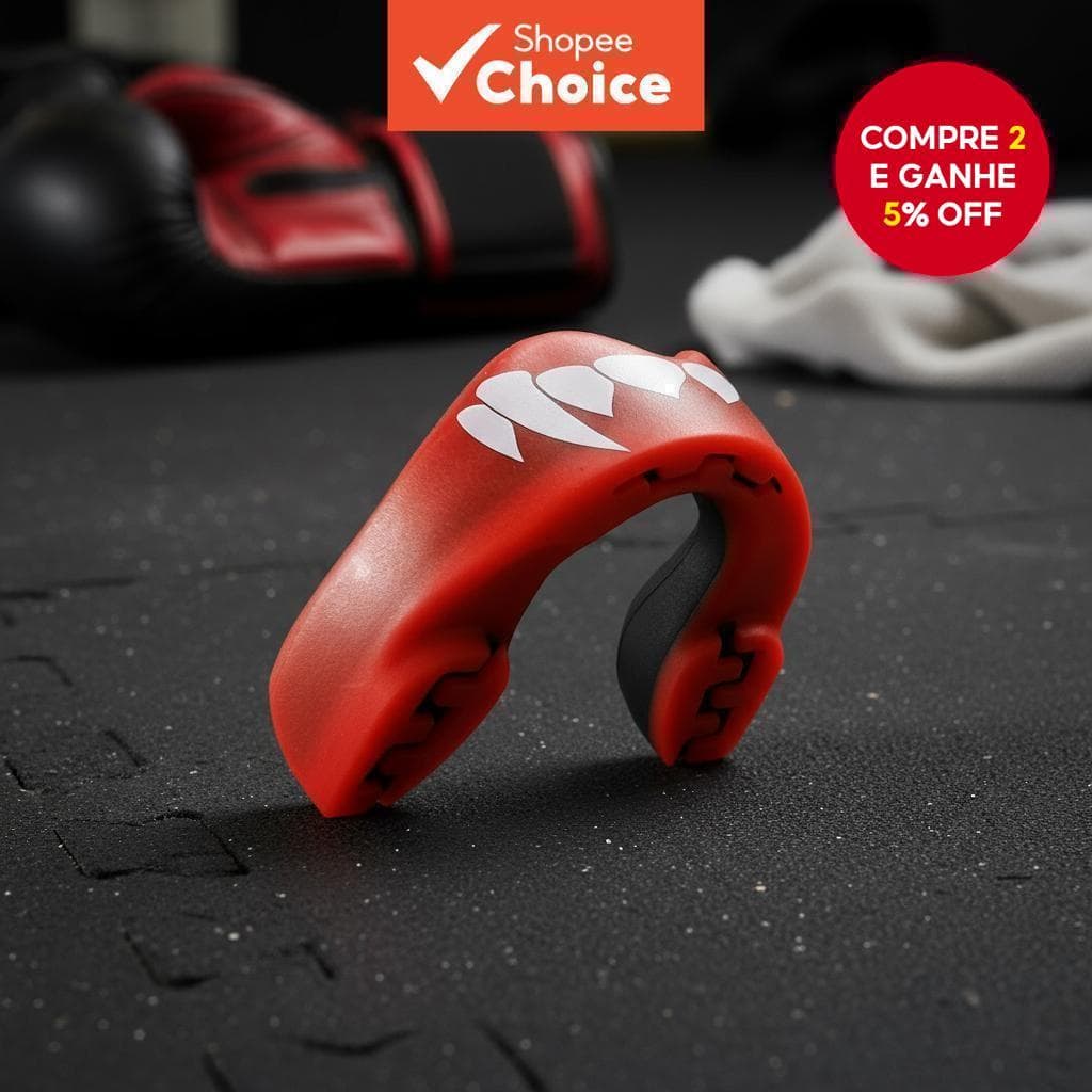 Protetor Bucal Profissional para Homens: Boxe, Sanda, Luta, Basquete, Muay Thai, Treinamento - Braçadeiras Esportivas
