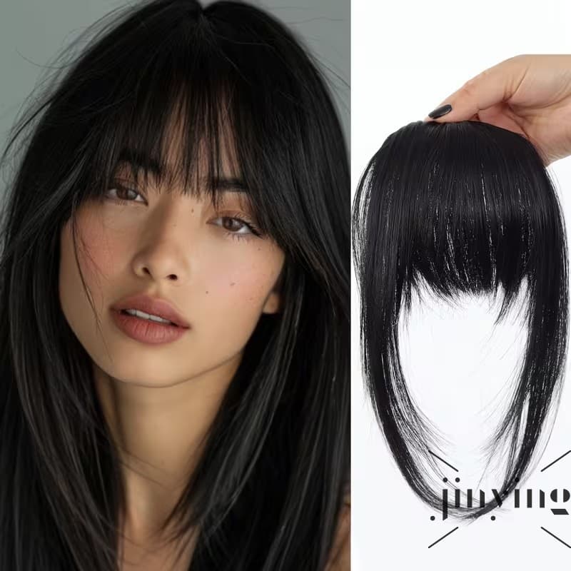 Franja De Peruca Invisível Sem Rastros-Ar De Cabelo Artificial Para Mulheres