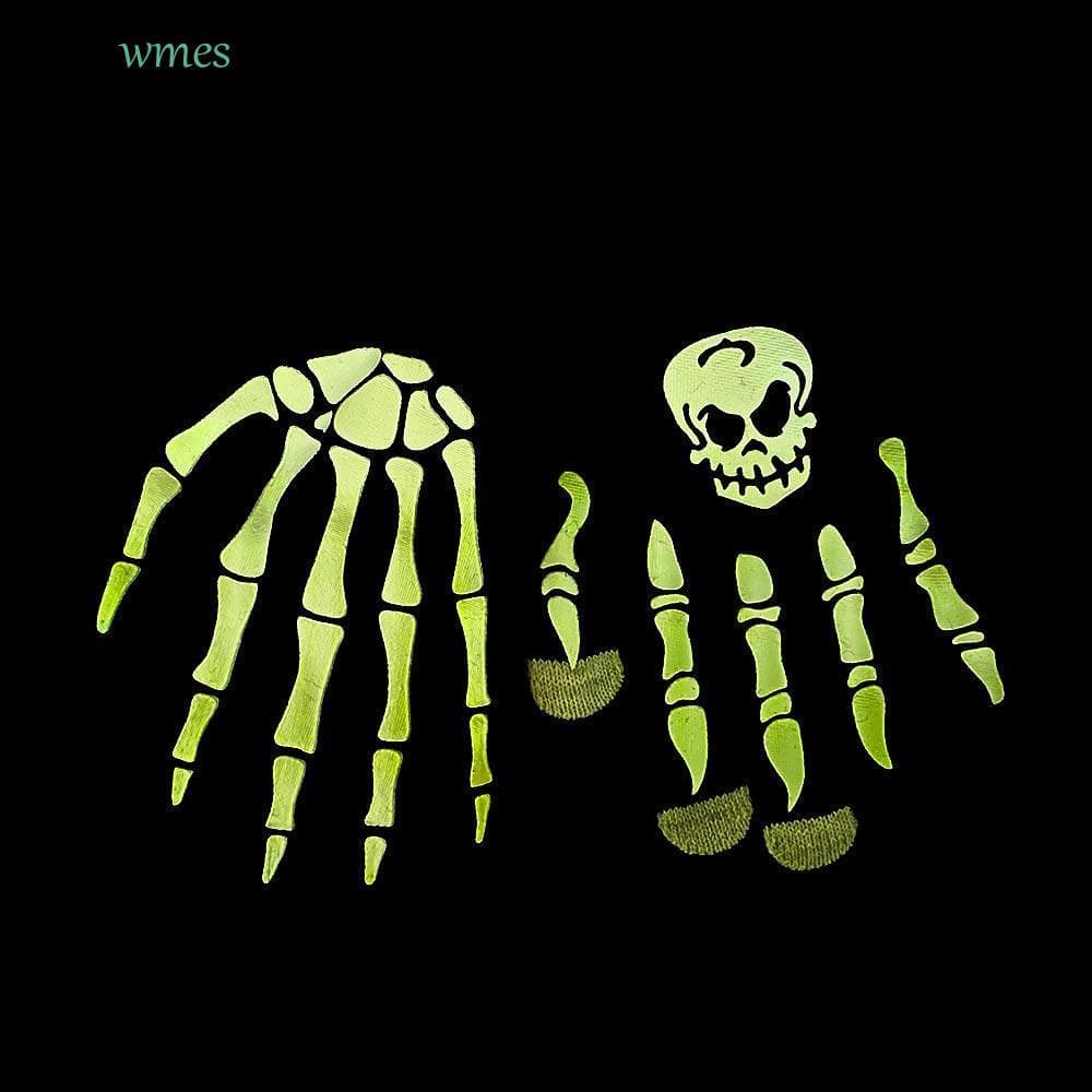 WMES1 Halloween Luvas Luminosas Legal Único Manter Quente Mão Osso Crânio Ao Ar Livre Acessórios De Moda Masculina