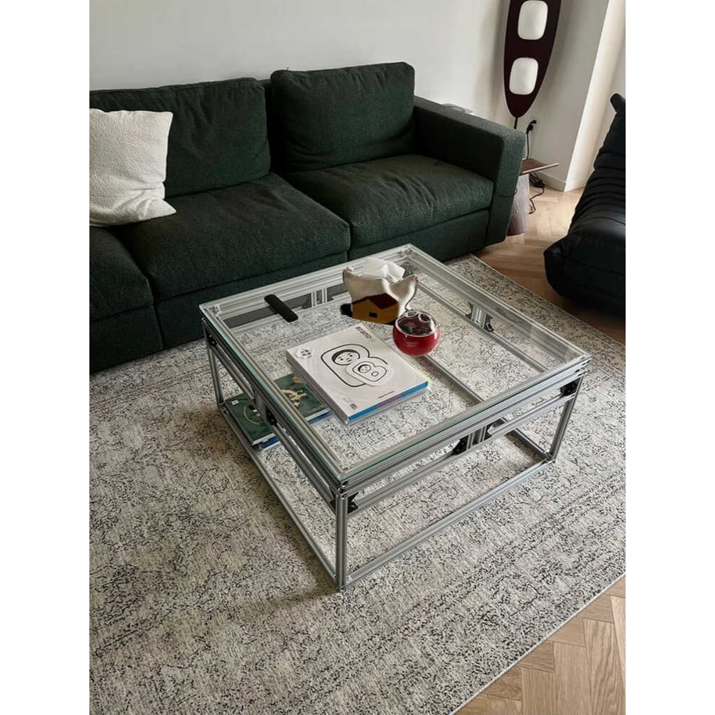 Estilo Industrial mesa de centro sala estar Designer doméstico pequeno apartamento moderno simples influenciador criativ