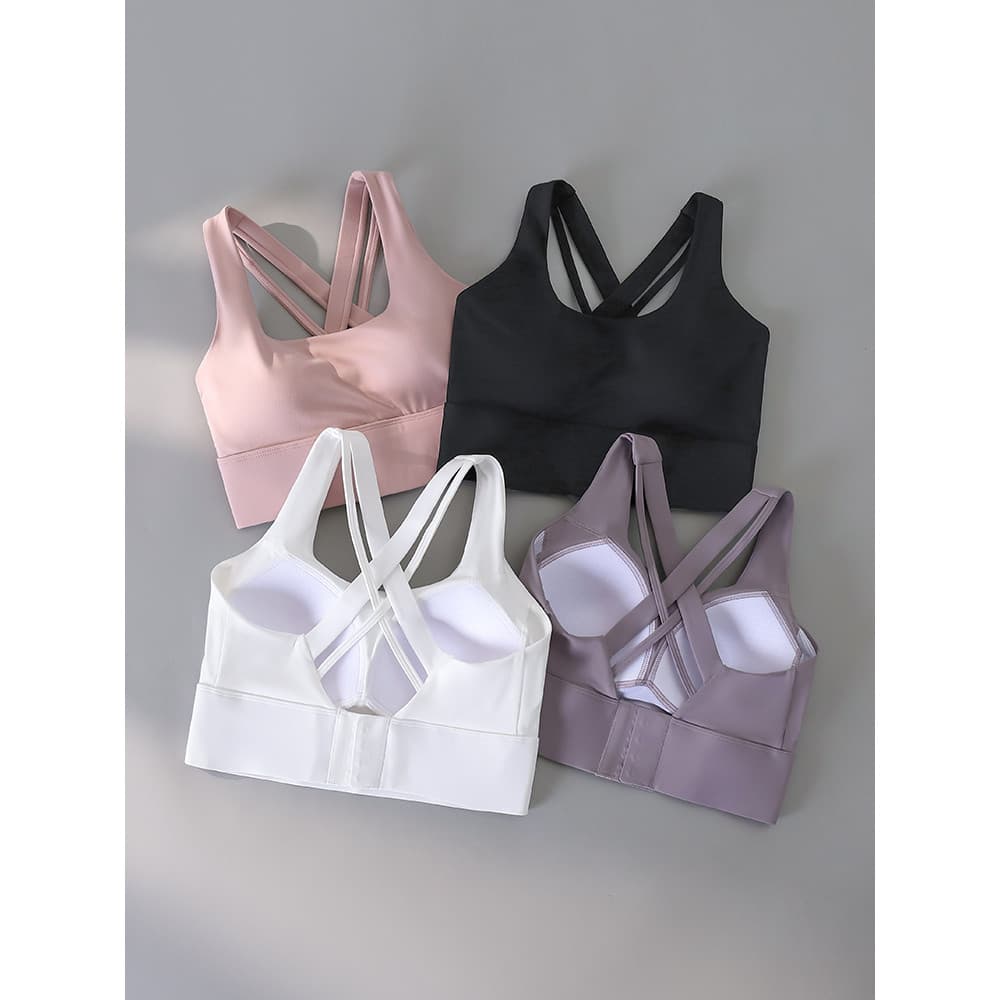 Yoga bonito sutiã traseiro de uma peça profissional de secagem rápida de alta intensidade à prova de choque roupa interi