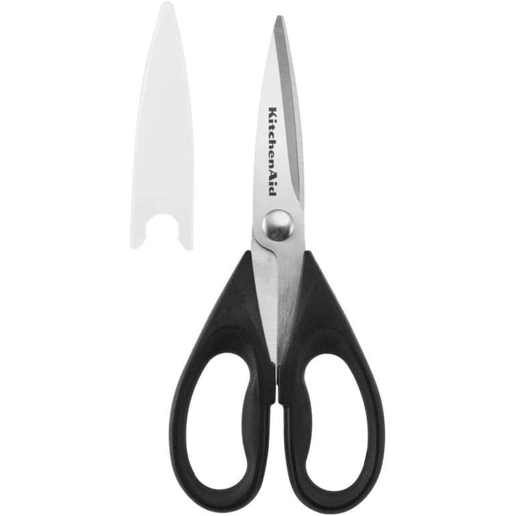 Tesoura de Cozinha Multiuso KitchenAid com Capa Protetora, Tesoura Durável de Aço Inoxidável, Lavável na Máquina de Lava