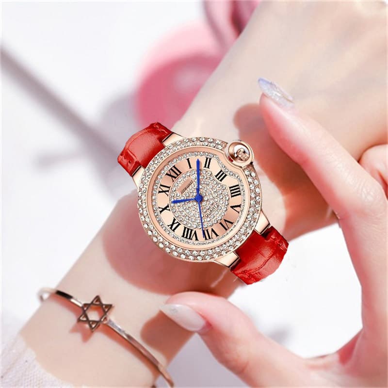 relogio feminino pequeno relogio feminino pequeno delicado Influenciador azul agulha Gypsophila rel贸gio feminino cinto c
