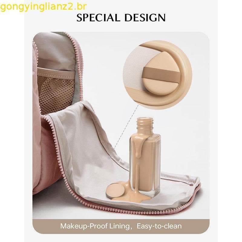 Saco cosmético feminino portátil passeio à prova dwaterproof água saco de higiene pessoal grande capacidade saco de cosm