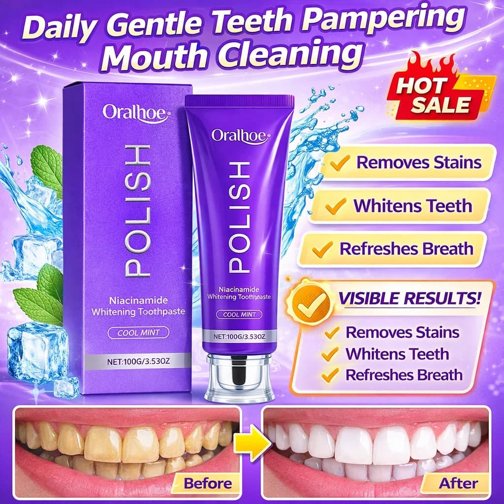 [Limpeza Suave] Whitening Toothpaste For Sensitive Teeth / Pasta de Dente / Clareamento / Dentes Sensíveis