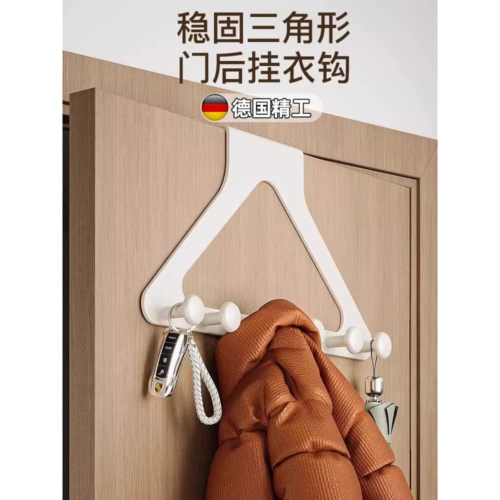 Atrás da porta cabide triângulo gancho guarda-roupa exterior lado cabide quarto ângulo reto porta High-End canto cabide