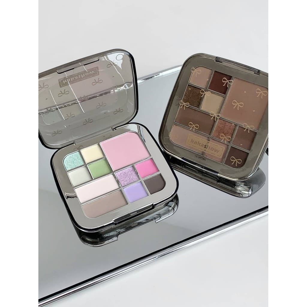 Paleta de sombras multicoloridas, maquiagem com luz diária, cor terra, fosco, perolado, iluminador, Nude, rosa, paleta d