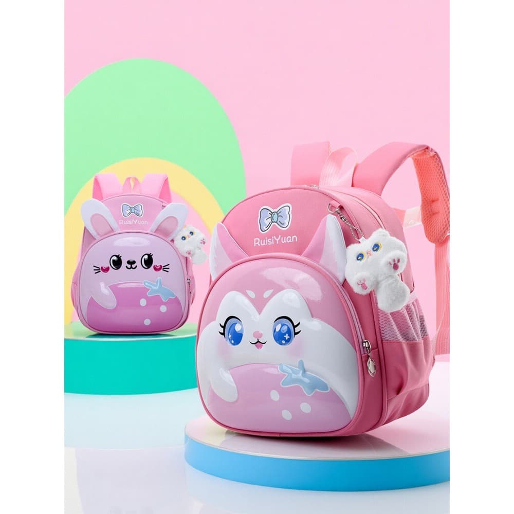 Crianças jardim de infância mochila meninas leve bonito moda dos desenhos animados mochila grande médio pequeno classe p