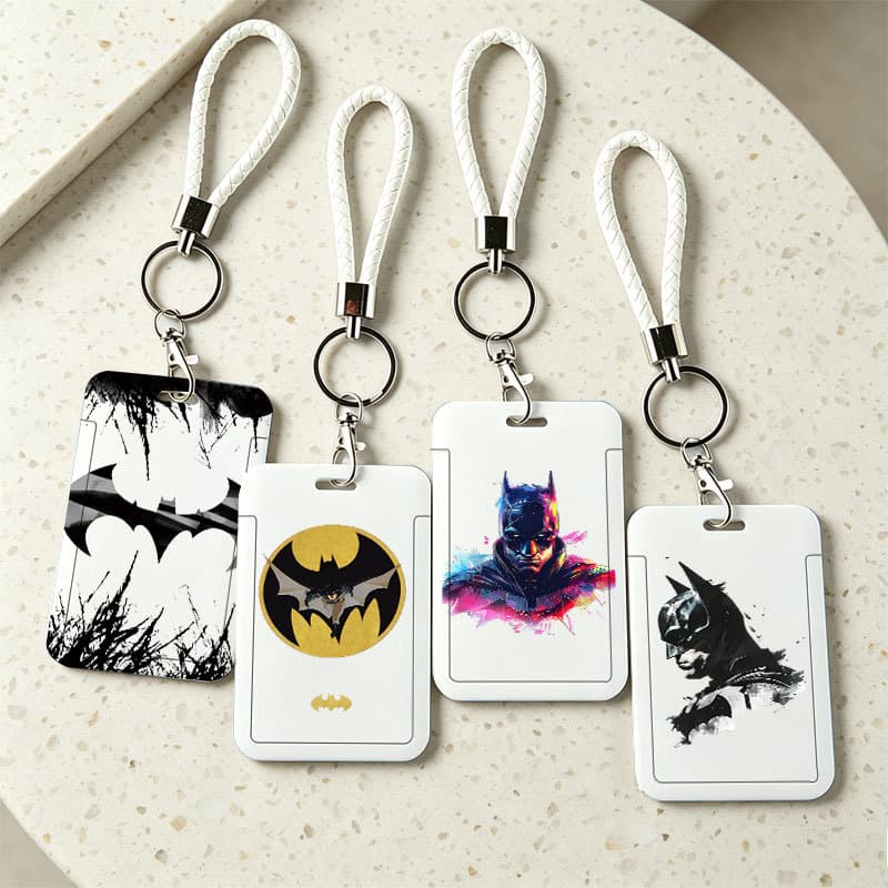 Protetor De Cartão Elegante Do Batman , Suporte Fino E Leve Para Cartões De Campus Estudantil , Passagens De Trânsito Us