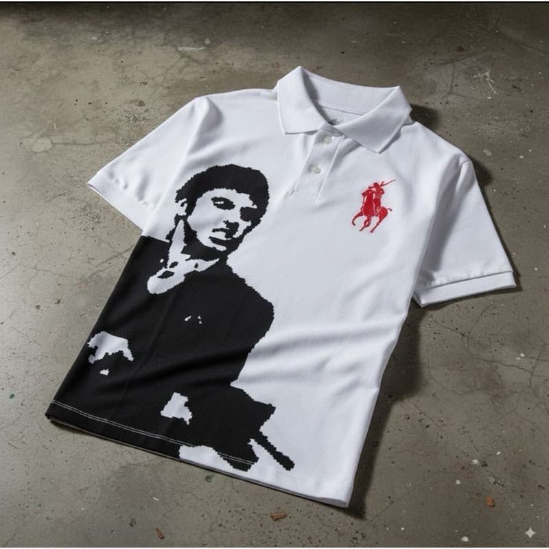 Camiseta Polo Club Feita em Piquet Manga Curta 100% Algodão