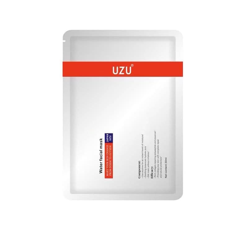 1 Pacote De 5 Folhas De Máscara Facial De Água UZU , Hidratante Calmante , Reafirmante , Lifting , 30ml * 5